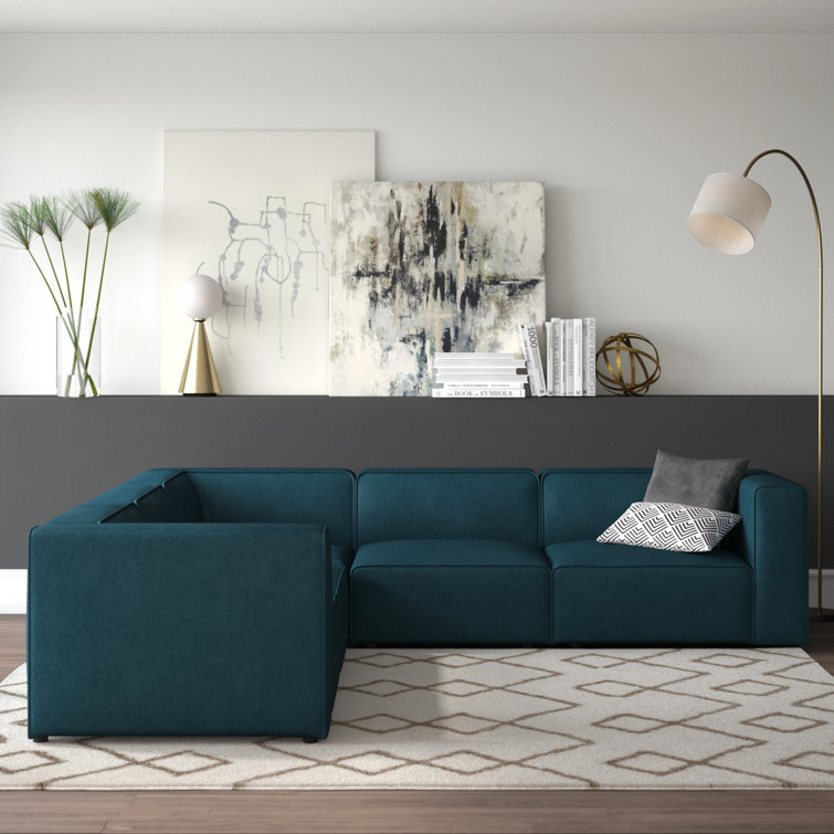 Mercury Row® Teagan 5 Piece Upholstered Sectional & Reviews Wayfair